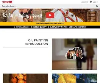 Paintingz.com(Museum Quality Oil Painting Reproductions) Screenshot