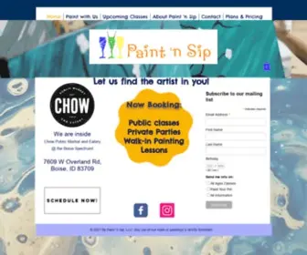 Paintnsip.com(Painting Party) Screenshot