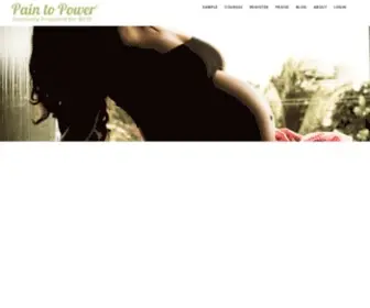 Paintopowerchildbirth.com(Pain to Power Online Childbirth Class) Screenshot