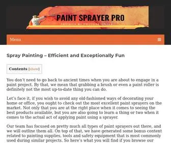 Paintsprayerpro.com(Efficient and Exceptionally Fun) Screenshot