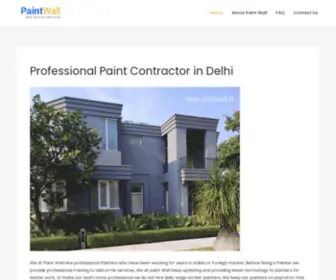 Paintwall.in(Painting contractor in Delhi) Screenshot