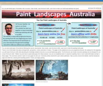 Paintwithlen.com.au(Paint Australian Landscapes) Screenshot