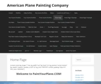 Paintyourplane.com(American Plane Painting Company) Screenshot