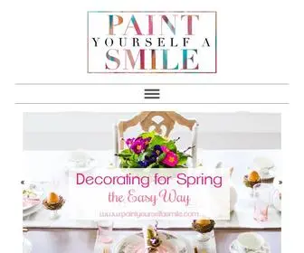 Paintyourselfasmile.com(A Creative DIY Blog) Screenshot