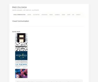 Paiozuloaga.com.ar(ART DIRECTOR) Screenshot