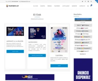 Paiportacf.com(Página oficial del Paiporta CF) Screenshot