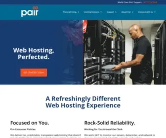 Pair.net(Website Hosting) Screenshot