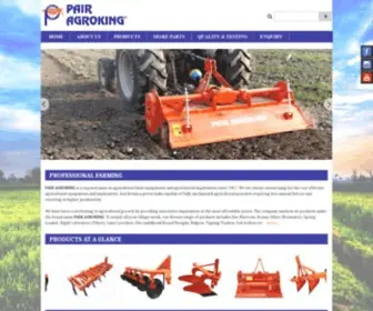 Pairagroking.com(PairAgroKing manufacturers Disc Harrows) Screenshot