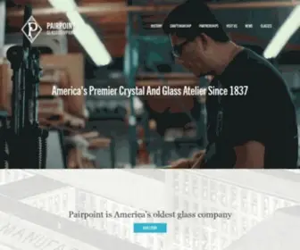 Pairpoint.com(America's Oldest Glass Company) Screenshot