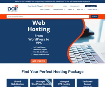 Pairserver.com(Website Hosting) Screenshot