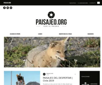 Paisajeo.org(INICIO) Screenshot