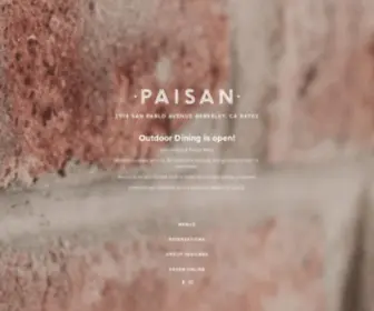 Paisanberkeley.com(Paisan) Screenshot