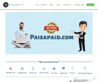 Paisapaid.com(Best Loan service) Screenshot