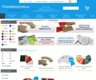 Paisdelossobres.es(Tienda de sobres online) Screenshot