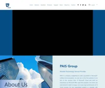 Paisgroup.com(Pais group) Screenshot