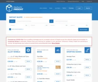 Paisleyfreight.com(Paisley Freight) Screenshot