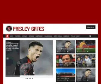 Paisleygates.com(An Unofficial Liverpool FC Blog) Screenshot