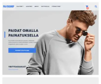 Paitashop.fi(T-paita omalla kuvalla ja tekstipainatuksella) Screenshot
