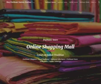 Paithanistore.com(Buy Paithani Sarees Online) Screenshot