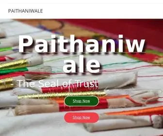 Paithaniwale.com(The Seal of Trust) Screenshot