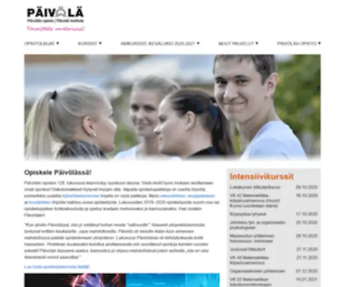 Paivola.net(Päivölän opisto) Screenshot