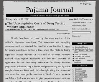 Pajamajournalist.com(Pajama Journal) Screenshot