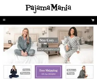 Pajamamania.com(Pajamas) Screenshot