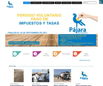 Pajara.es(Ayuntamiento de Pájara) Screenshot