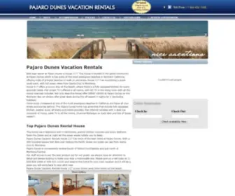 Pajarodunesvacationrentals.com(Pajaro Dunes House 117) Screenshot