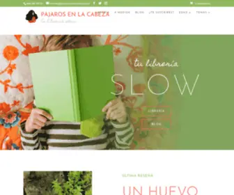 Pajarosenlacabeza.net(Librería slow online infantil y juvenil) Screenshot