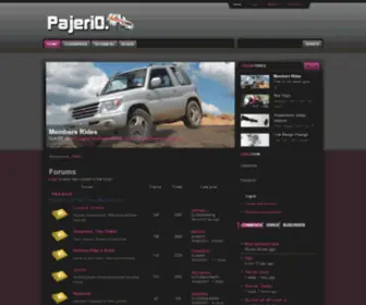 Pajeroio.com(Pajero IO) Screenshot