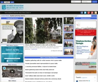 PajHwok.com(Pajhwok Afghan News) Screenshot
