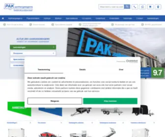 Pak-AAnhangwagens.be(Ruime voorraad remorque/remork bij pak aanhangwagens) Screenshot