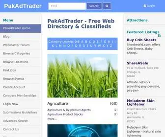 Pakadtrader.com(Web directory) Screenshot