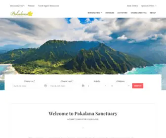 Pakalanasanctuary.com(A Sanctuary For Your Soul) Screenshot