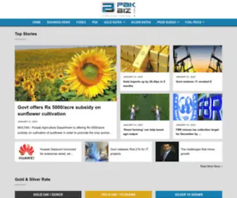 Pakbiz.com(Pakistan Finance & Business News) Screenshot