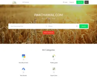 Pakchawal.com(Pak Chawal) Screenshot