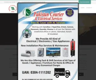 Pakcourierservices.com.pk(Pakistan Courier Services) Screenshot