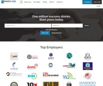 PakdevJobs.com(PakDev jobs) Screenshot