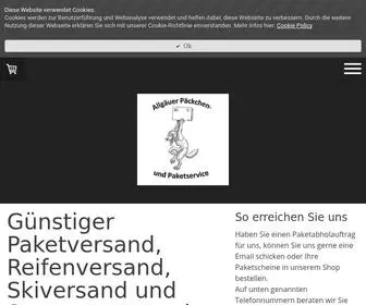 Paketservice-KE.de(Bei uns sparen Sie) Screenshot
