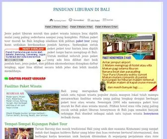 Pakettourdebali.com(Paket Tour Murah ke Bali) Screenshot