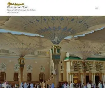 Paketumrahkhazzanah.com(Khazzanah Tour & Travel Umroh Haji Plus) Screenshot