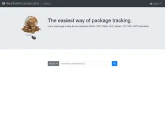 Paketverfolgung.info(Package Tracking for DHL) Screenshot