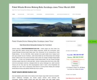 Paketwisatabromotour.com(Paket Wisata Bromo Malang Batu Surabaya Jawa Timur Murah 2021) Screenshot