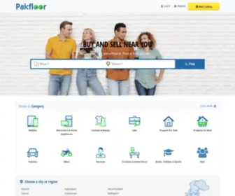 Pakfloor.com(Free classifieds in Pakistan) Screenshot