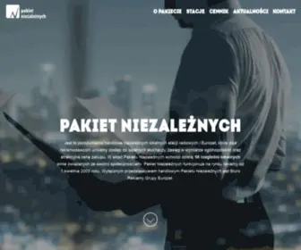 Pakietniezaleznych.pl(Pakiet Niezależnych) Screenshot