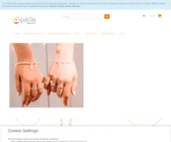 Pakilia.com(Fair Trade Silberschmuck) Screenshot