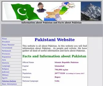 Pakinformation.com(Pakistani Website Information Facts about Pakistan) Screenshot