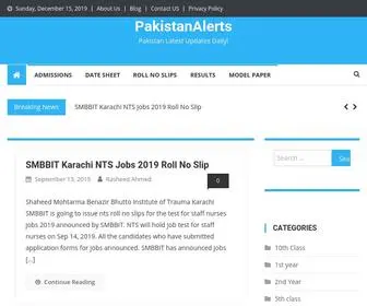Pakistanalerts.pk(Pakistanalerts) Screenshot