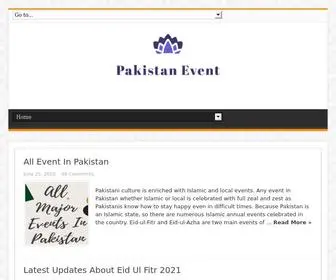 Pakistanevent.com(Pakistan Event) Screenshot